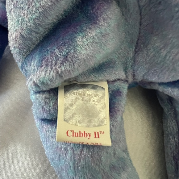 Clubby II Bear - Beanie Baby with Original Tags - Picture 4 of 4